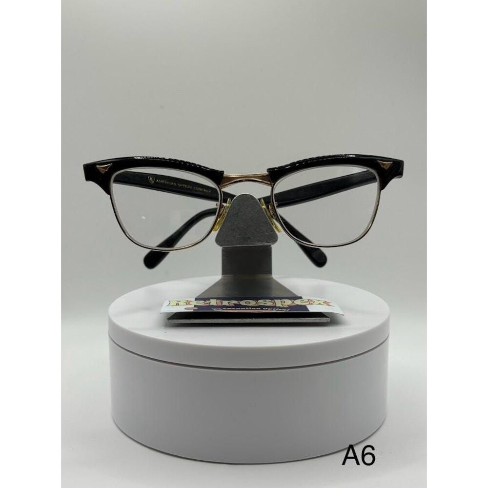 Antique Eyeglasses NON RX | NOS | American Optical Cat Eye Style | 1950s